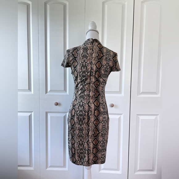 I AM GIA. Viper Aoki Snakeskin Print Dress size medium - Picture 6 of 12